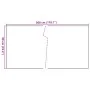 Toldo para balcón ratán sintético blanco 300x90 cm von , Zaunpaneele - Ref: Foro24-156281, Preis: 36,19 €, Rabatt: %