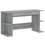 Escritorio madera de ingeniería gris Sonoma 140x50x75 cm by , Desks - Ref: Foro24-840553, Price: 96,35 €, Discount: %