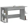 Escritorio madera de ingeniería gris Sonoma 140x50x75 cm by , Desks - Ref: Foro24-840553, Price: 96,35 €, Discount: %