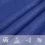 Toldo de vela cuadrado HDPE azul 160 g/m² 3,6x3,6 m de , Sombrillas - Ref: Foro24-311495, Precio: 37,35 €, Descuento: %