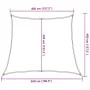 Toldo de vela trapecio HDPE azul 160 g/m² 4/5x4 m von , Sonnenschirme - Ref: Foro24-311546, Preis: 42,31 €, Rabatt: %