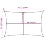 Toldo de vela rectangular HDPE naranja 160 g/m² 6x7 m by , Umbrellas - Ref: Foro24-311689, Price: 94,54 €, Discount: %