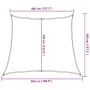 Toldo de vela trapecio HDPE naranja 160 g/m² 4/5x4 m von , Sonnenschirme - Ref: Foro24-311711, Preis: 50,22 €, Rabatt: %