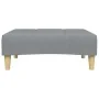 Reposapiés de tela gris claro 77x55x31 cm by , Ottomans - Ref: Foro24-4007371, Price: 68,59 €, Discount: %