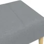 Reposapiés de tela gris claro 77x55x31 cm by , Ottomans - Ref: Foro24-4007371, Price: 68,59 €, Discount: %