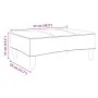 Reposapiés de tela gris claro 77x55x31 cm by , Ottomans - Ref: Foro24-4007371, Price: 68,59 €, Discount: %