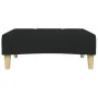 Black fabric footrest 77x55x31 cm by , Ottomans - Ref: Foro24-4007373, Price: 68,59 €, Discount: %