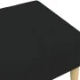Black fabric footrest 77x55x31 cm by , Ottomans - Ref: Foro24-4007373, Price: 68,59 €, Discount: %