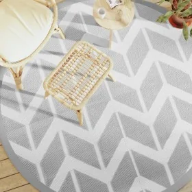 ARAKIL gray outdoor rug Ø200 cm PP by , Outdoor protectors - Ref: Foro24-368524, Price: 38,16 €, Discount: %