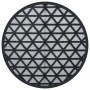Alfombra de exterior ARAKIL negra Ø160 cm PP by , Outdoor protectors - Ref: Foro24-368463, Price: 31,70 €, Discount: %