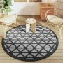 Alfombra de exterior ARAKIL negra Ø160 cm PP by , Outdoor protectors - Ref: Foro24-368463, Price: 31,70 €, Discount: %