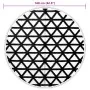 Alfombra de exterior ARAKIL negra Ø160 cm PP by , Outdoor protectors - Ref: Foro24-368463, Price: 31,70 €, Discount: %