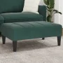 Fußstütze aus dunkelgrünem Samt 77x55x31 cm von , Osmanen - Ref: Foro24-4007386, Preis: 67,74 €, Rabatt: %