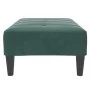 Fußstütze aus dunkelgrünem Samt 77x55x31 cm von , Osmanen - Ref: Foro24-4007386, Preis: 67,74 €, Rabatt: %