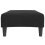 Reposapiés de terciopelo negro 77x55x31 cm de , Otomanas - Ref: Foro24-4007378, Precio: 67,25 €, Descuento: %