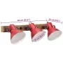 Lámpara de pared rojo desgastado 25 W E27 65x25 cm von , Lampen - Ref: Foro24-371822, Preis: 67,06 €, Rabatt: %