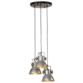 Lámpara colgante plateado vintage 25 W E27 30x30x100 cm by , Lamps - Ref: Foro24-371855, Price: 63,34 €, Discount: %