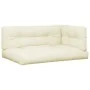 Cojines para sofá de palets 5 unidades tela crema by , Cushions for chairs and sofas - Ref: Foro24-3217136, Price: 148,65 €, ...