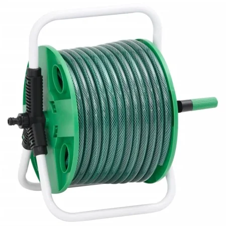 Carrete de manguera de pie con set racores PVC verde 0,75" 20 m von , Gartenschlauchhalter - Ref: Foro24-3281513, Preis: 61,6...