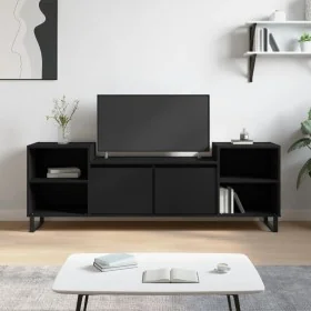 Mueble para TV madera contrachapada negro 160x35x55 cm by , TV Furniture - Ref: Foro24-831349, Price: 108,56 €, Discount: %