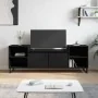 Mueble para TV madera contrachapada negro 160x35x55 cm by , TV Furniture - Ref: Foro24-831349, Price: 108,56 €, Discount: %
