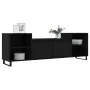 Mueble para TV madera contrachapada negro 160x35x55 cm by , TV Furniture - Ref: Foro24-831349, Price: 108,56 €, Discount: %