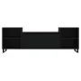 Mueble para TV madera contrachapada negro 160x35x55 cm by , TV Furniture - Ref: Foro24-831349, Price: 108,56 €, Discount: %
