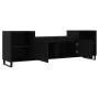 Mueble para TV madera contrachapada negro 160x35x55 cm by , TV Furniture - Ref: Foro24-831349, Price: 108,56 €, Discount: %
