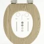 Tiger Asiento de WC de cierre suave Scaffold MDF marrón 252022546 by , Toilet and bidet seats - Ref: Foro24-418327, Price: 56...