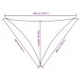 Toldo de vela triangular de tela oxford amarillo 3x4x4 m by , Umbrellas - Ref: Foro24-135614, Price: 24,21 €, Discount: %