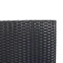Mesa y sillas bar jardín 9 pzas ratán sintético y madera negro by , Garden sets - Ref: Foro24-49566, Price: 704,26 €, Discoun...