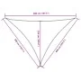 Toldo de vela triangular tela Oxford naranja 3x4x4 m von , Sonnenschirme - Ref: Foro24-135724, Preis: 24,21 €, Rabatt: %