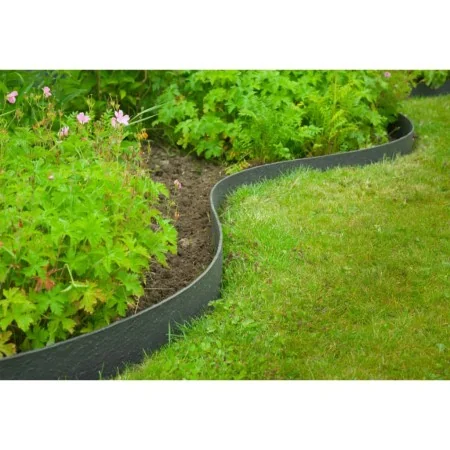Nature Bordura de jardín negro 0,12x12 m 5 mm de , Ribetes y bordes para jardín - Ref: Foro24-446388, Precio: 63,97 €, Descue...