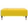 Sofá cama de 2 plazas con taburete terciopelo amarillo by , Sofas - Ref: Foro24-3258149, Price: 315,52 €, Discount: %