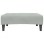 Sofá cama de 2 plazas con taburete terciopelo gris claro by , Sofas - Ref: Foro24-3258116, Price: 335,65 €, Discount: %