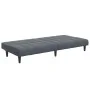 Sofá cama de 2 plazas con taburete terciopelo gris oscuro by , Sofas - Ref: Foro24-3258128, Price: 300,64 €, Discount: %