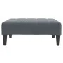 Sofá cama de 2 plazas con taburete terciopelo gris oscuro by , Sofas - Ref: Foro24-3258128, Price: 300,64 €, Discount: %