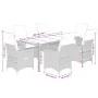 Set comedor de jardín 7 pzas con cojines ratán sintético marrón von , Gartensets - Ref: Foro24-3276773, Preis: 908,02 €, Raba...