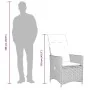 Set comedor de jardín 7 pzas con cojines ratán sintético marrón von , Gartensets - Ref: Foro24-3276773, Preis: 908,02 €, Raba...