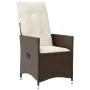 Set comedor de jardín 7 pzas con cojines ratán sintético marrón by , Garden sets - Ref: Foro24-3276771, Price: 867,57 €, Disc...