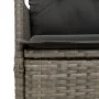 Set comedor jardín 7 pzas y cojines ratán sintético gris by , Garden sets - Ref: Foro24-3276727, Price: 843,55 €, Discount: %