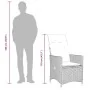 Set comedor jardín 7 pzas y cojines ratán sintético gris by , Garden sets - Ref: Foro24-3276727, Price: 843,55 €, Discount: %