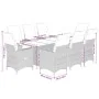 Set comedor de jardín 9 pzas con cojines ratán sintético beige by , Garden sets - Ref: Foro24-3276809, Price: 1,00 €, Discoun...
