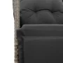 Set comedor jardín 9 pzas y cojines ratán sintético gris by , Garden sets - Ref: Foro24-3276854, Price: 1,00 €, Discount: %