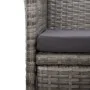 Set comedor jardín 9 pzas y cojines ratán sintético gris de , Conjuntos de jardín - Ref: Foro24-3277557, Precio: 1,00 €, Desc...