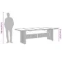 Set comedor jardín 9 pzas y cojines ratán sintético gris de , Conjuntos de jardín - Ref: Foro24-3277557, Precio: 1,00 €, Desc...