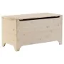 Caja de almacenaje con tapa RANA madera maciza pino 100x49x54cm by , Storage trunks - Ref: Foro24-4002339, Price: 126,92 €, D...