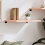 Estante de pared madera maciza roble sin tratar 60x60x(2-4) cm by , Shelves and shelves - Ref: Foro24-363534, Price: 66,65 €,...