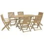 Juego de comedor para jardín 7 piezas madera maciza acacia von , Gartensets - Ref: Foro24-3214238, Preis: 422,18 €, Rabatt: %