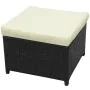 Set de sofás de jardín 8 piezas y cojines ratán sintético negro by , Garden sets - Ref: Foro24-42995, Price: 741,43 €, Discou...